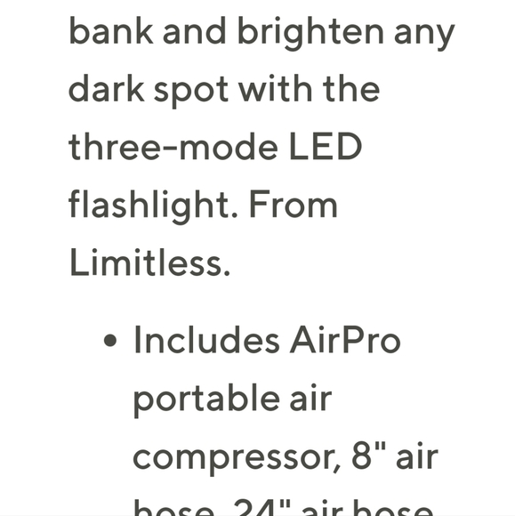 COPY - portable air compressor , flashlight, and power bank - Picture 5 of 6